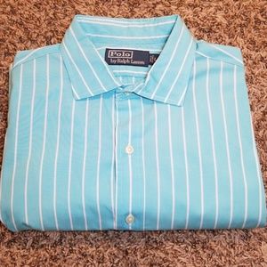 Polo by Ralph Lauren Aqua Blue Casual Shirt